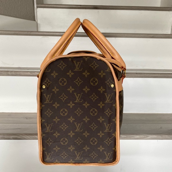 🌟LIKE NEW! 🌟NEW VACHETTA! Auth LOUIS VUITTON SAC CHAUSSURES TRAVEL BAG - Picture 7 of 16